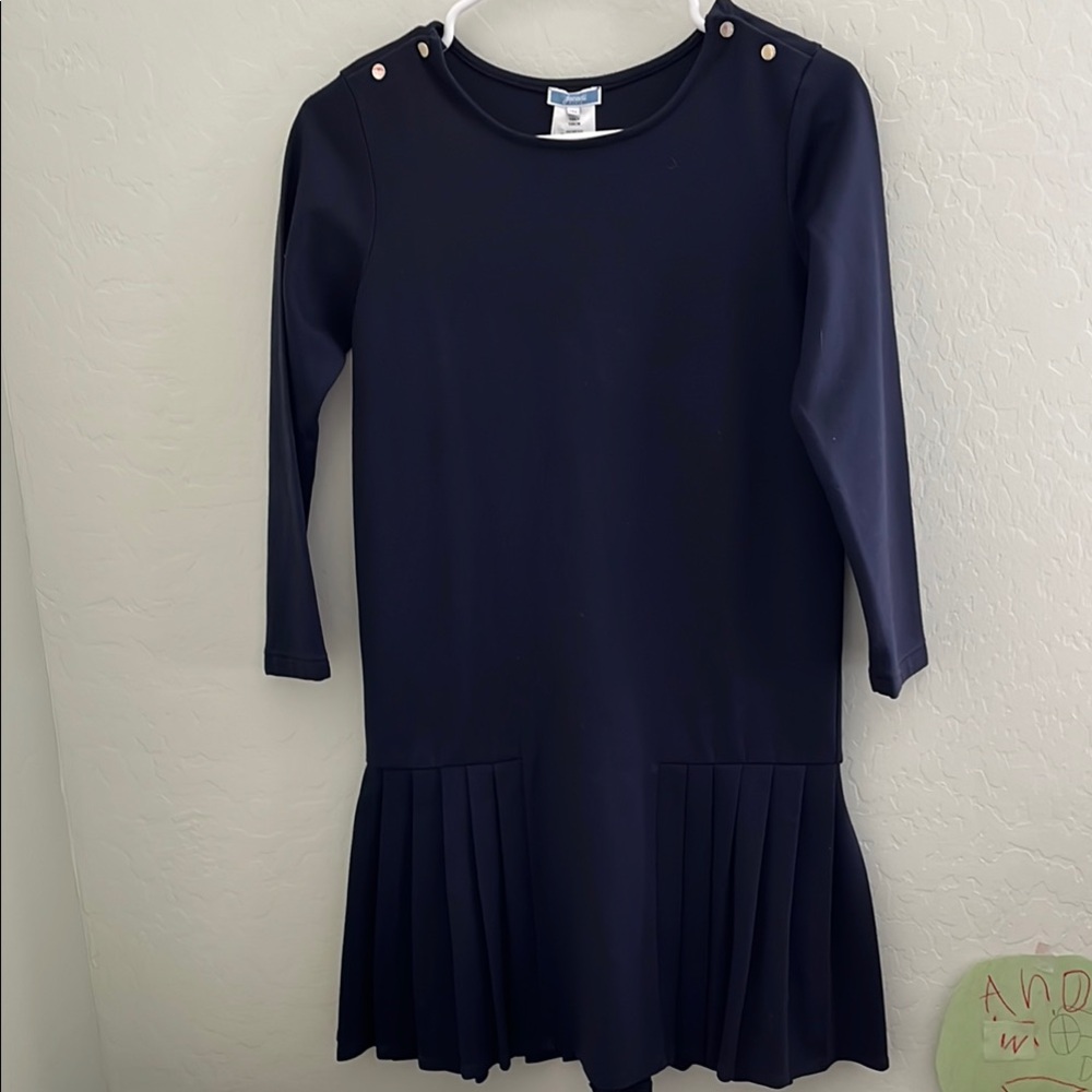 Jacadi girls navy dress
